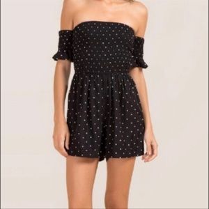 Blue Rain Romper